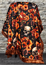 Load image into Gallery viewer, Floral Skulls XL Adult Size