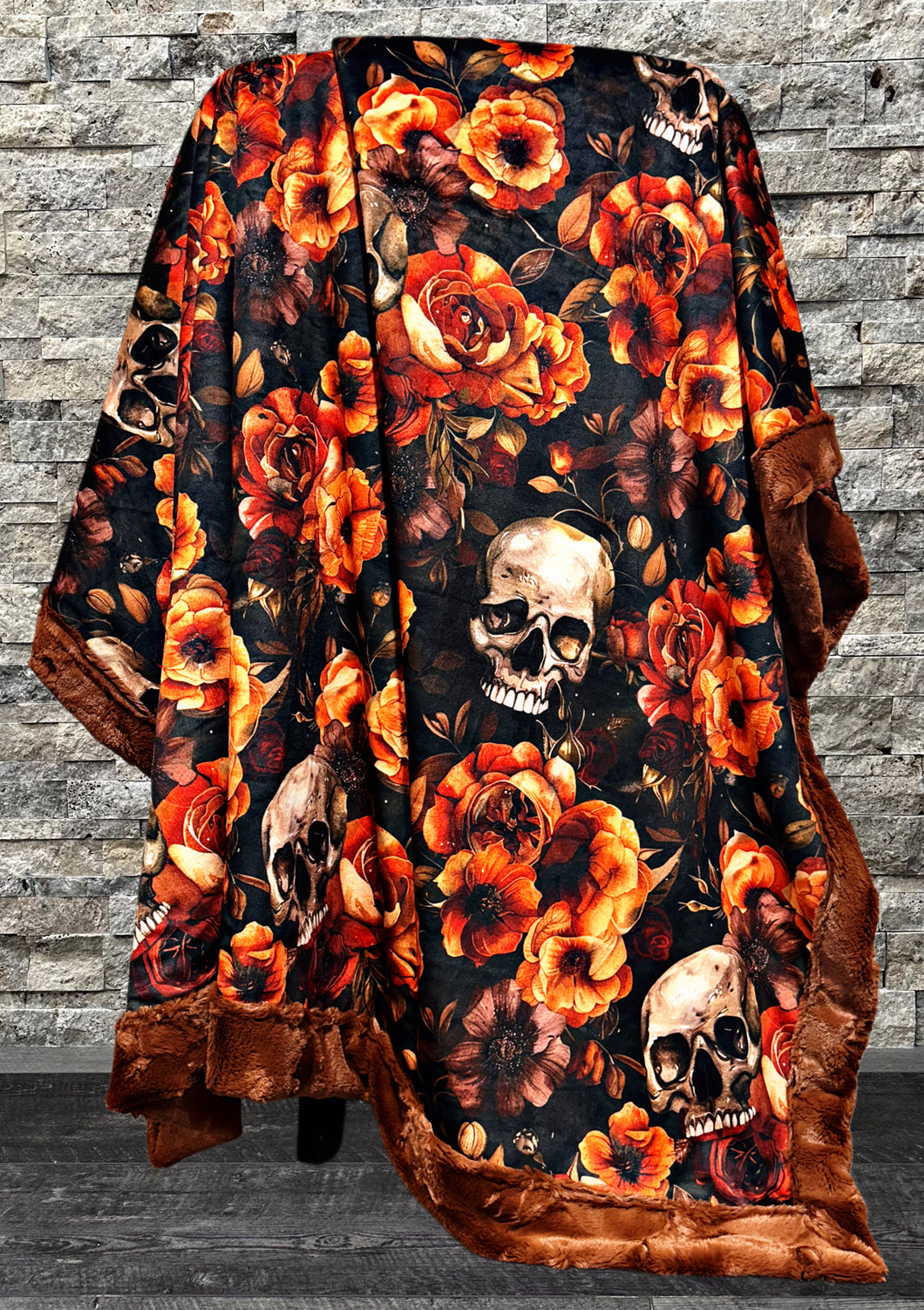 Floral Skulls XL Adult Size
