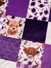 Load image into Gallery viewer, Faux Quilt Highland Cow XL Adult Size