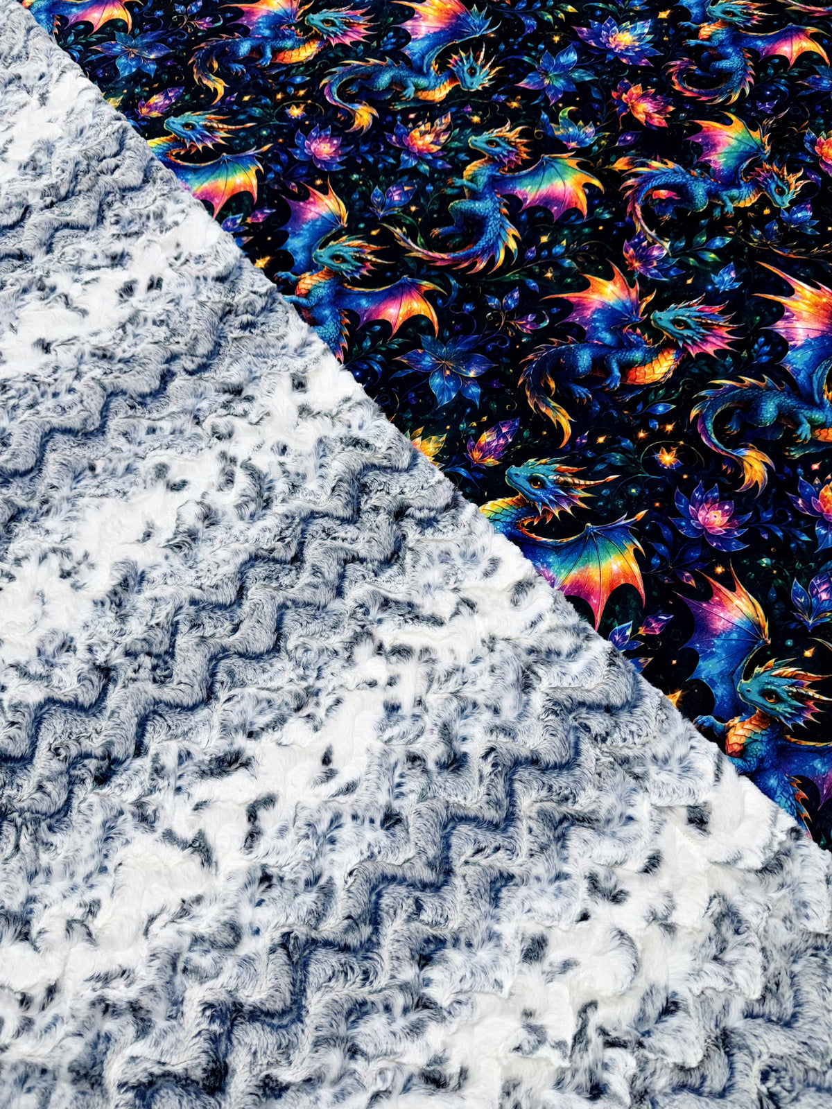 Neon Crystal Dragons Xl Adult