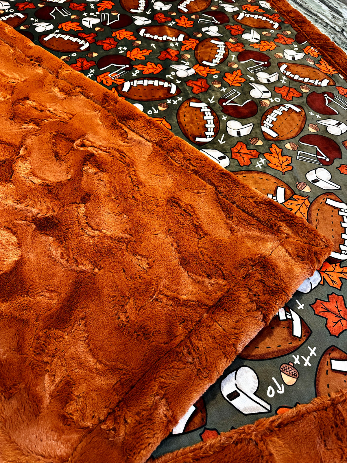 Cozy Fall Football XL Adult Size