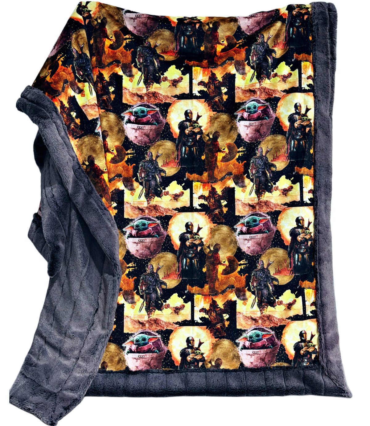 Extra Luxe Iced Sydney Graphite + Mandalorian  XL Adult Size