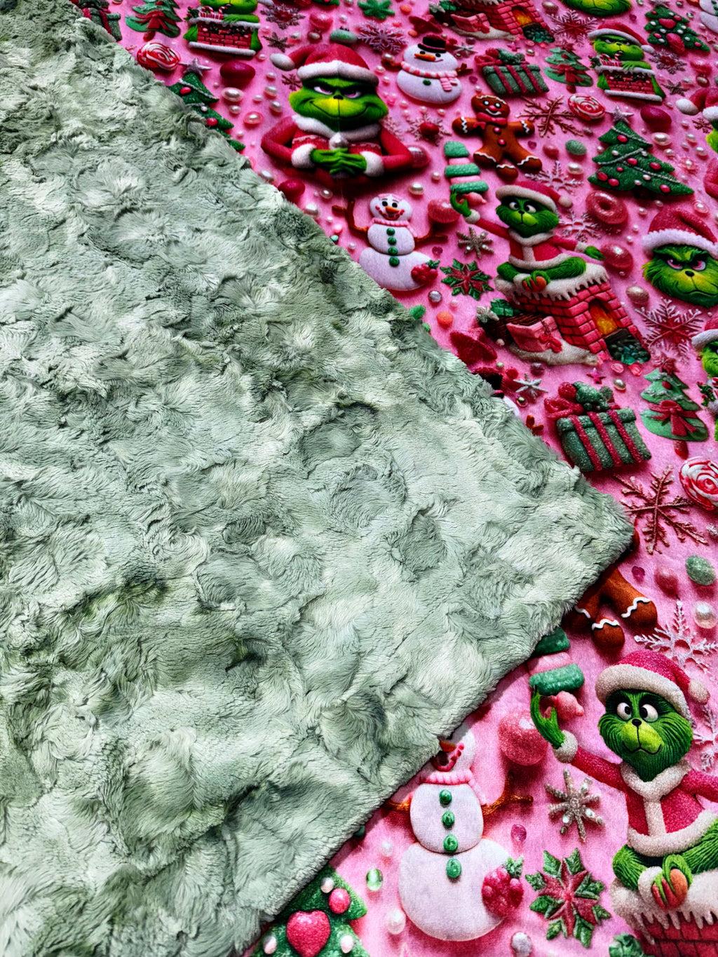 Green + Pink Christmas XL Adult Size