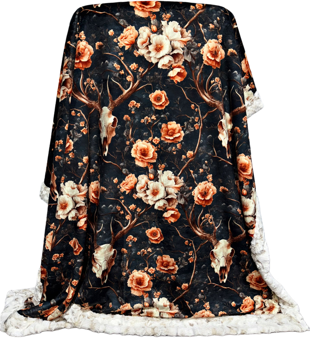 Floral Skulls XL Adult Size
