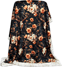 Load image into Gallery viewer, Floral Skulls XL Adult Size