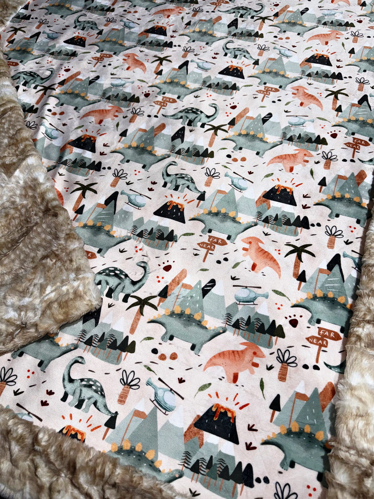 Cute Dino XL Crib Size