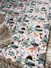 Load image into Gallery viewer, Cute Dino XL Crib Size