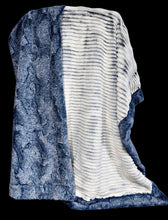 Load image into Gallery viewer, Extra Luxe Navy Prism Oceana + Electric Heather Hide XL Adult Size
