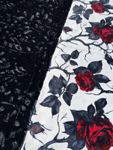 Load image into Gallery viewer, Vintage Red Roses + Black Poppy Xl Adult
