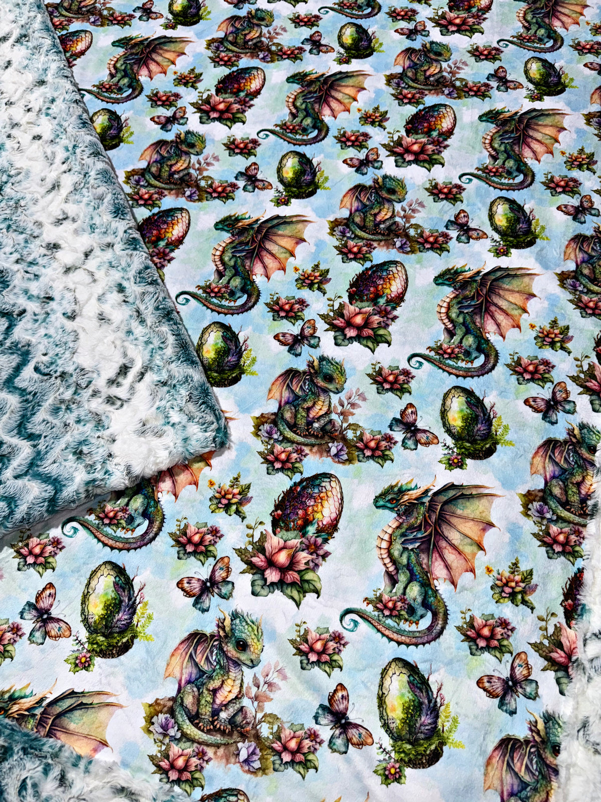 Floral Dragons XL Adult Size