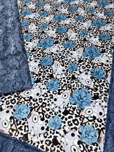 Load image into Gallery viewer, Blue Florals XL Adult Size