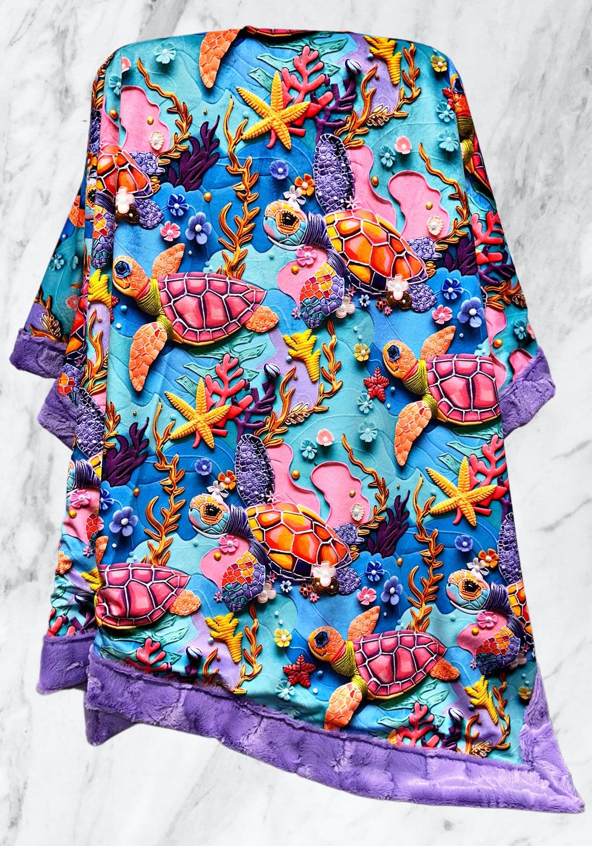 Embroidered Sea XL Adult Size