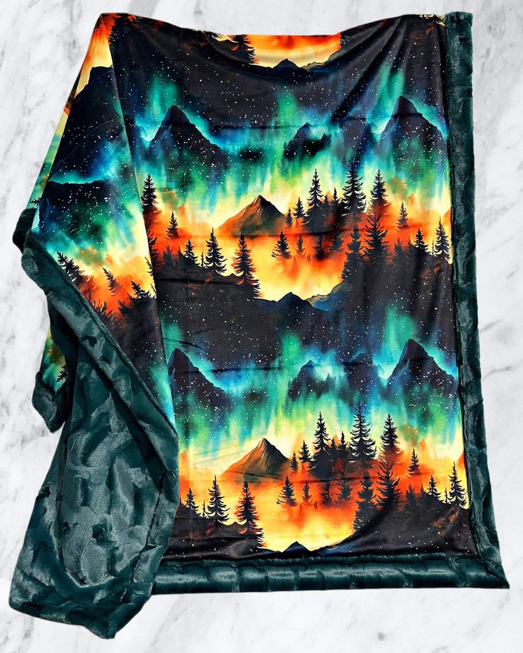 Aurora Forest Mountains XL Adult Size