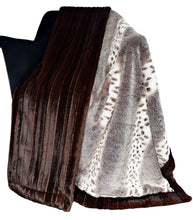 Load image into Gallery viewer, Double Extra Luxe Alaskan Truffle Bunny + French Roast Vienna Throw Size