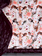 Load image into Gallery viewer, Floral Cows XL Adult Size