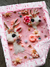 Load image into Gallery viewer, Floral Deer Lovey Size