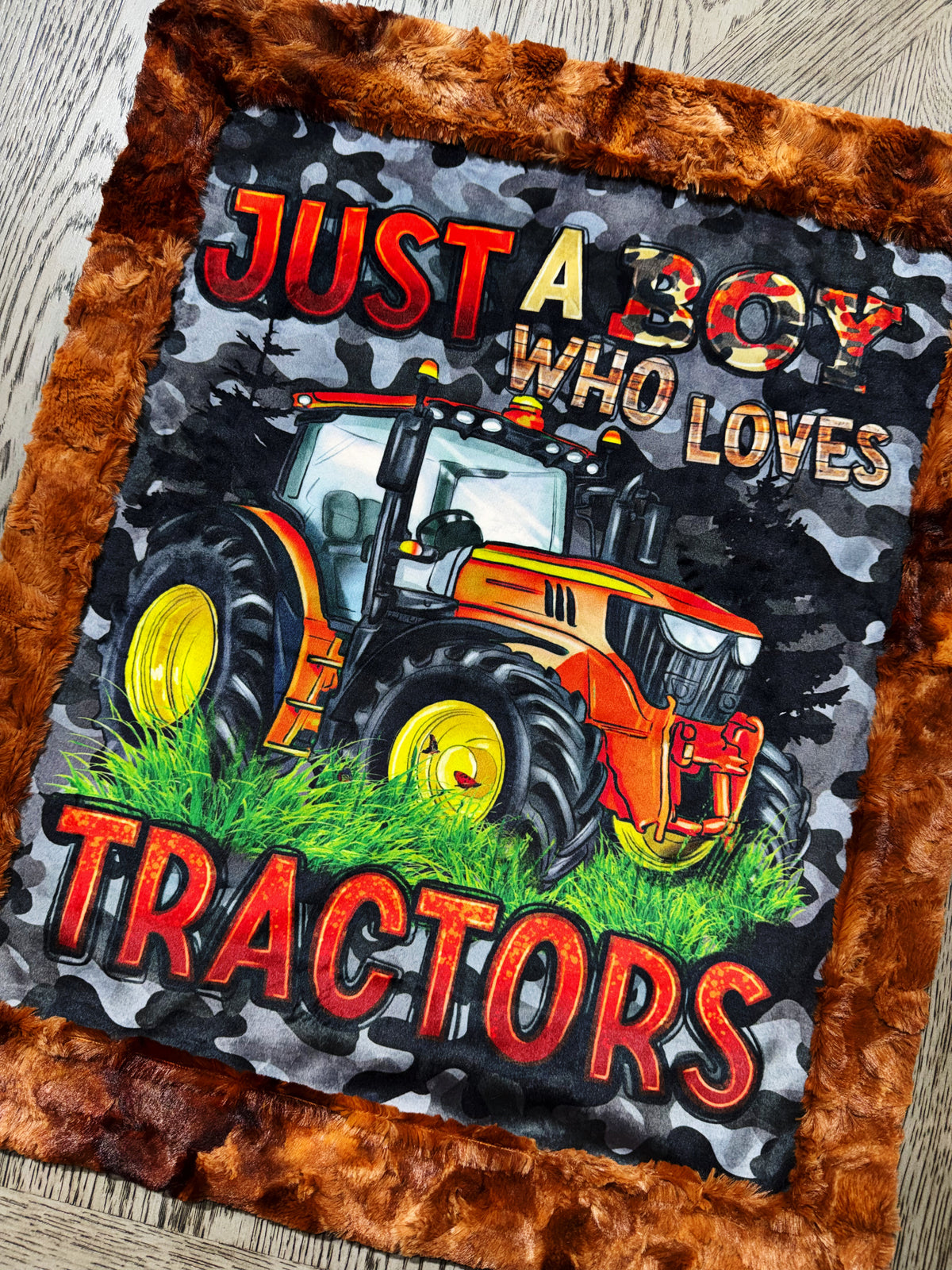 Tractor Boy Lovey Size