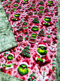 Green + Pink Christmas XL Adult Size