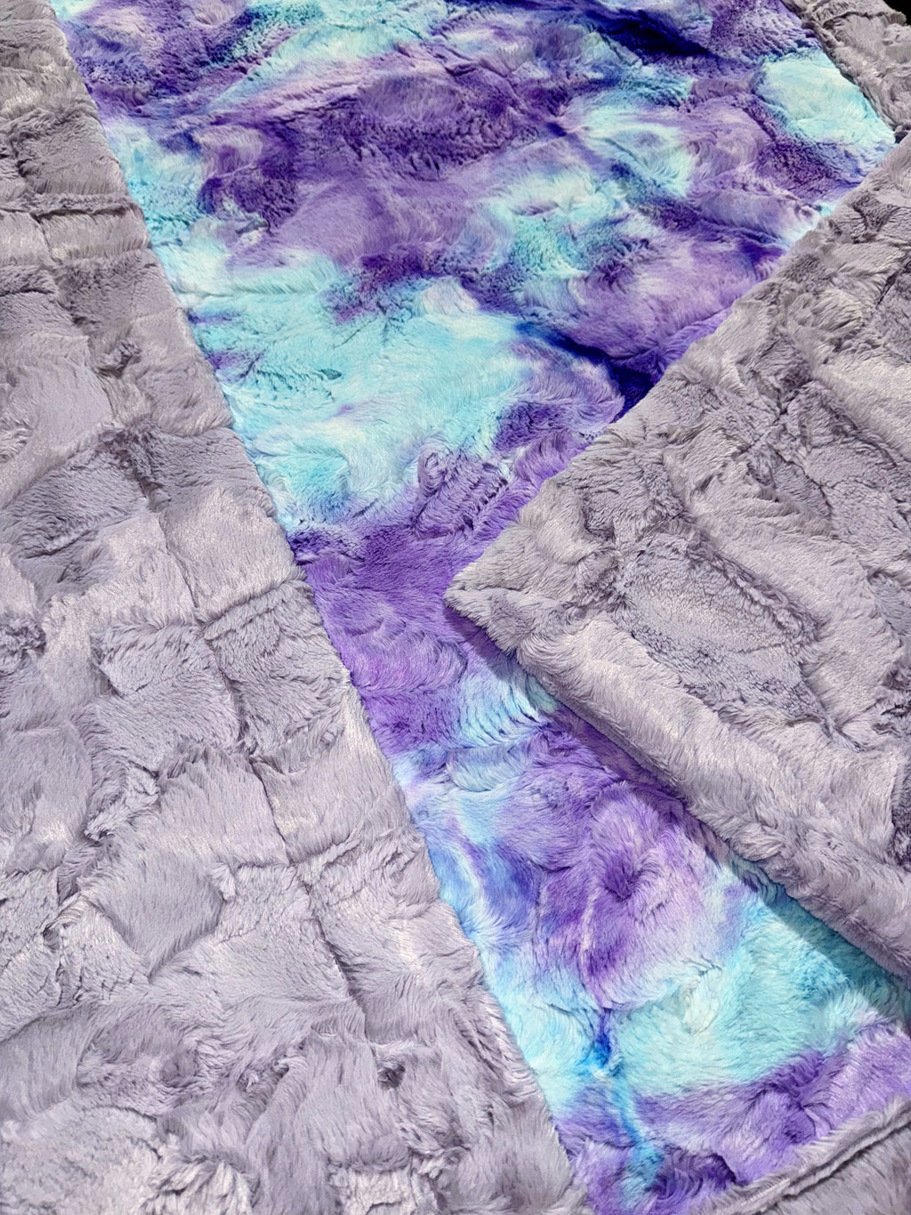 DOORBUSTER Twinkle Hide + Mermaid Sorbet Throw Size