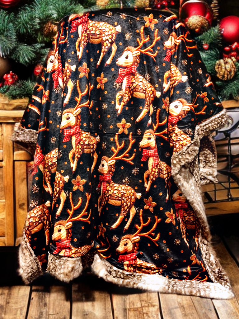 Wood Yarn Reindeer XL Adult Size