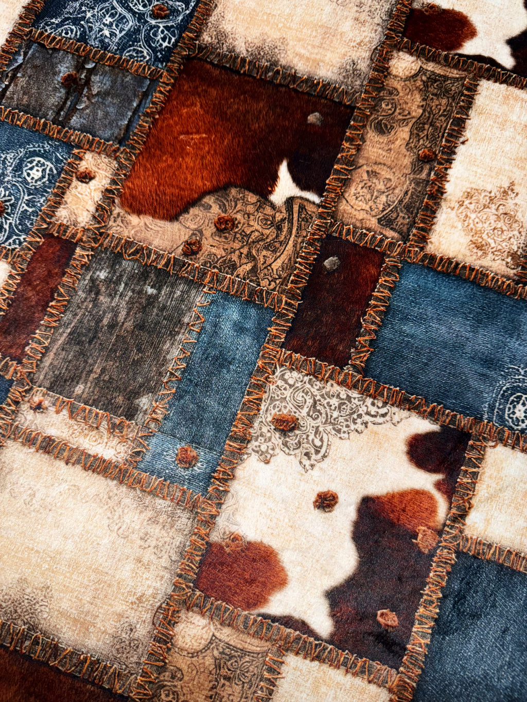 Extra Luxe Coconut Bunny + Cow Faux Quilt Xl Adult
