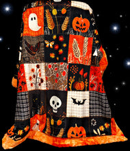 Load image into Gallery viewer, Halloween Faux Quilt XL Adult Size