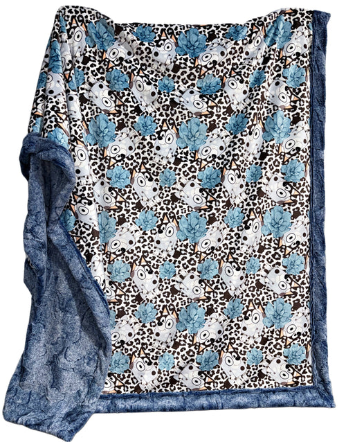 Blue Florals XL Adult Size
