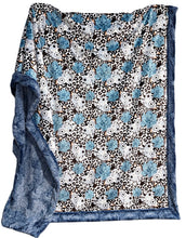 Load image into Gallery viewer, Blue Florals XL Adult Size