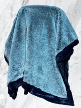 Load image into Gallery viewer, Extra Luxe Mallard Frosted Arctic Fox + Navy Hide XL Adult Size