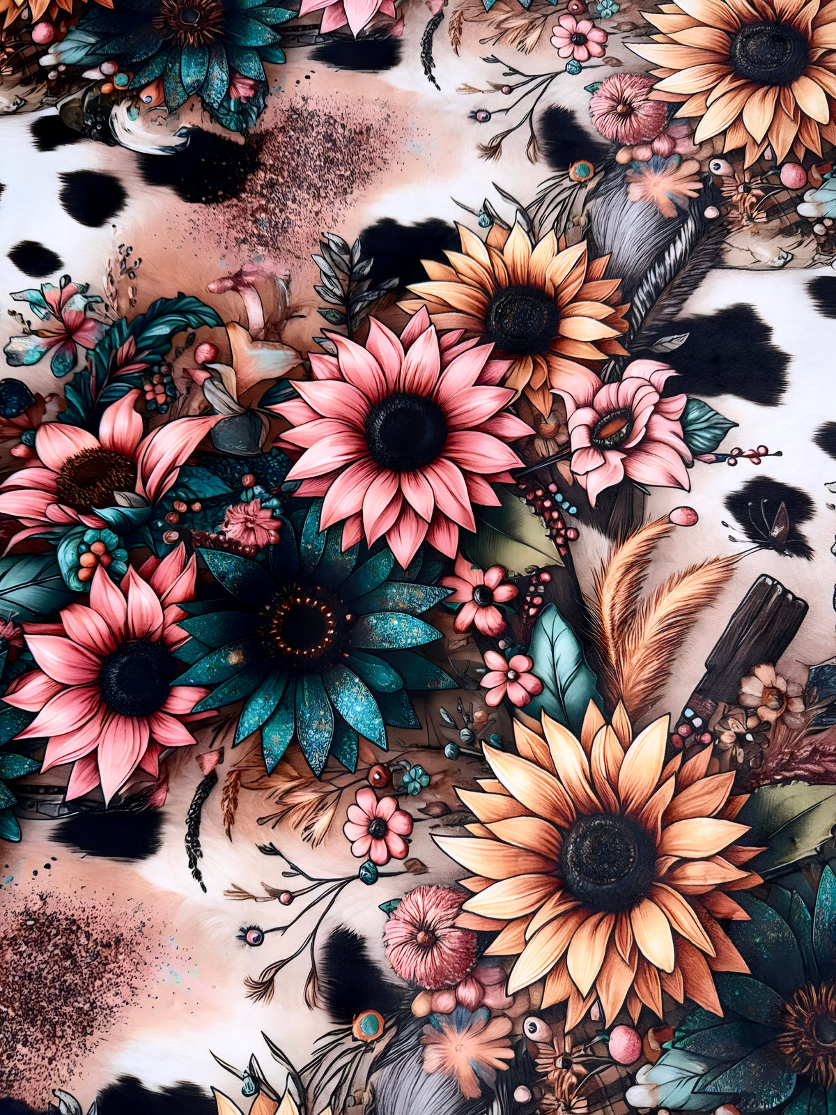 Colorful Sunflowers XL Crib Size