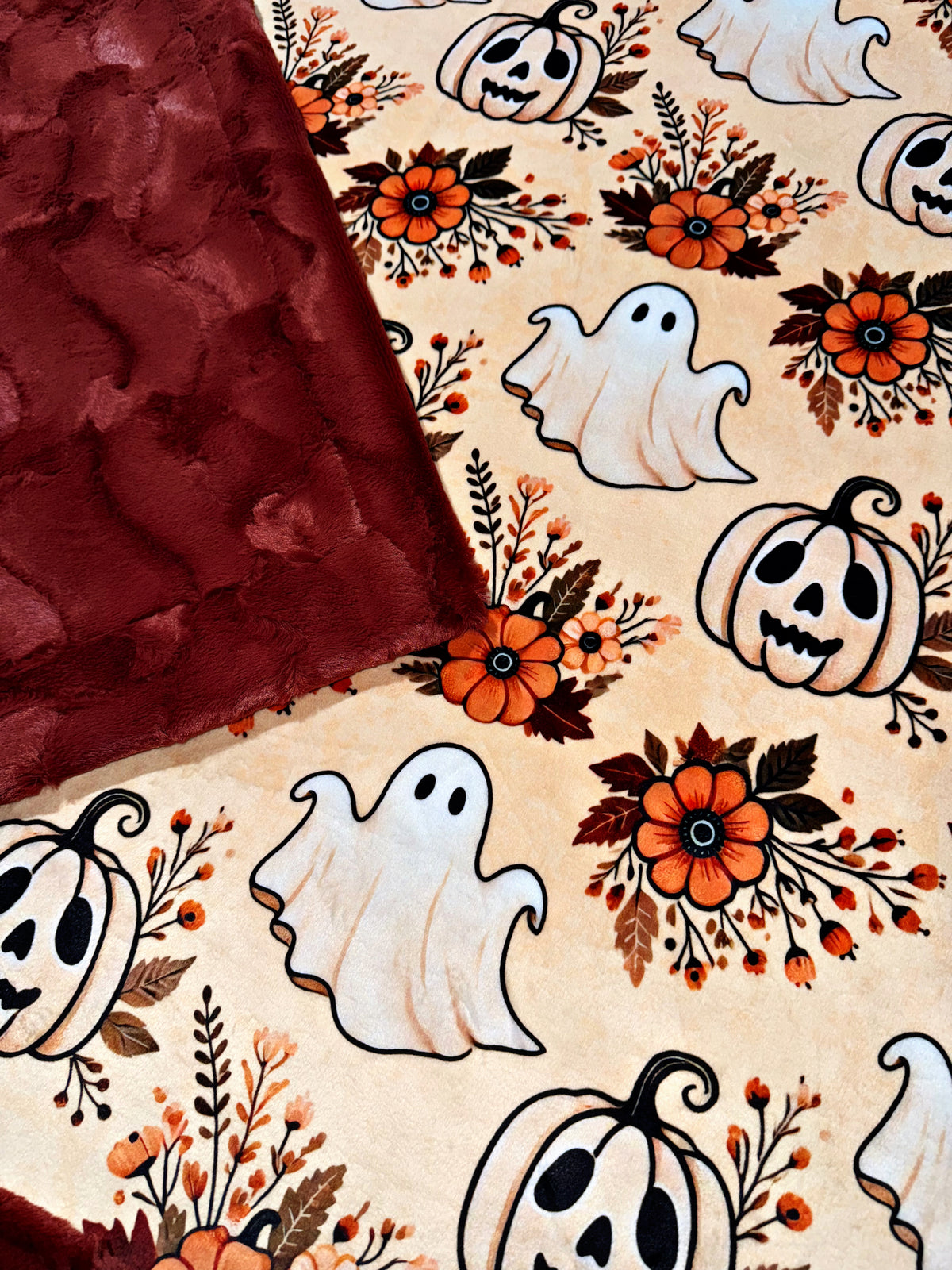 Fall Harvest Ghosts XL Adult Size