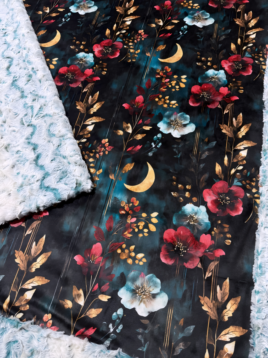 Dark Floral Moon XL Adult Size
