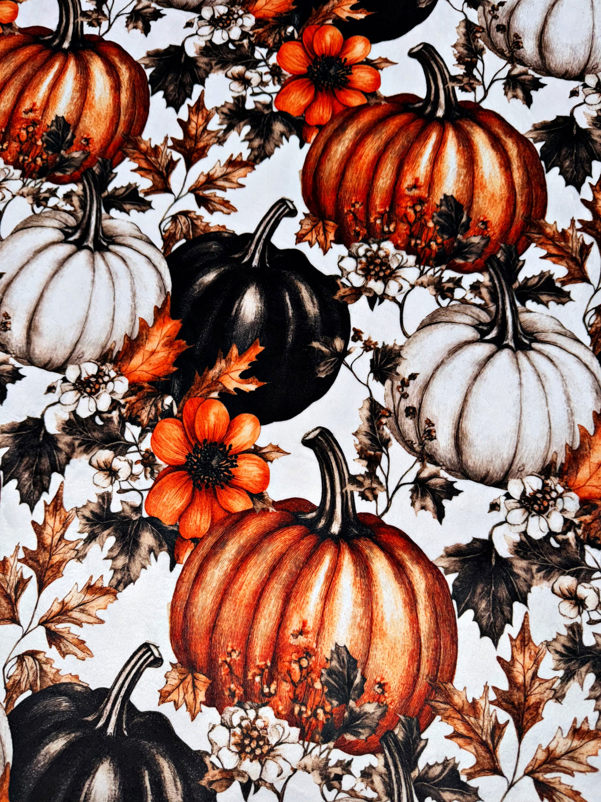 Fall Shimmer Beauty Pumpkins XL Adult Size