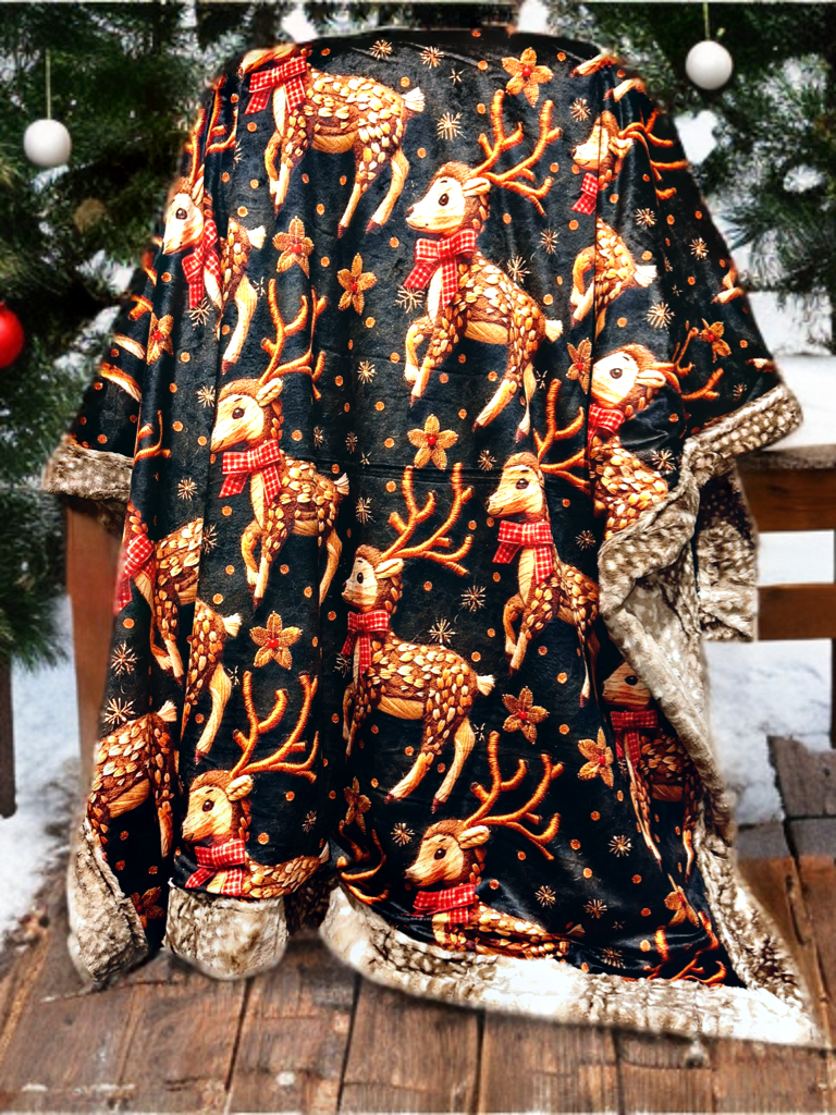 Wood Yarn Reindeer XL Adult Size