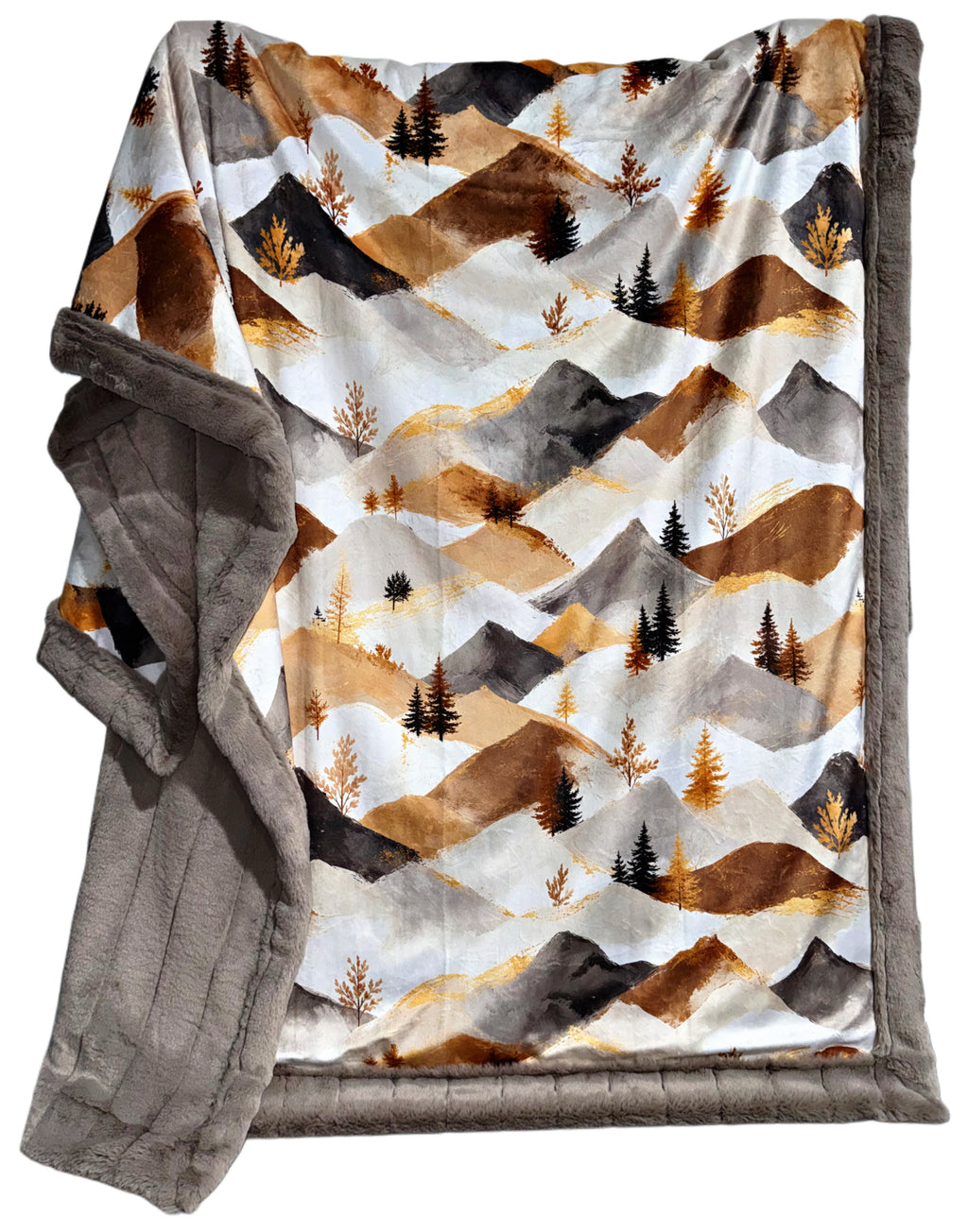 Extra Luxe Gold Dust Mountains Xl Adult