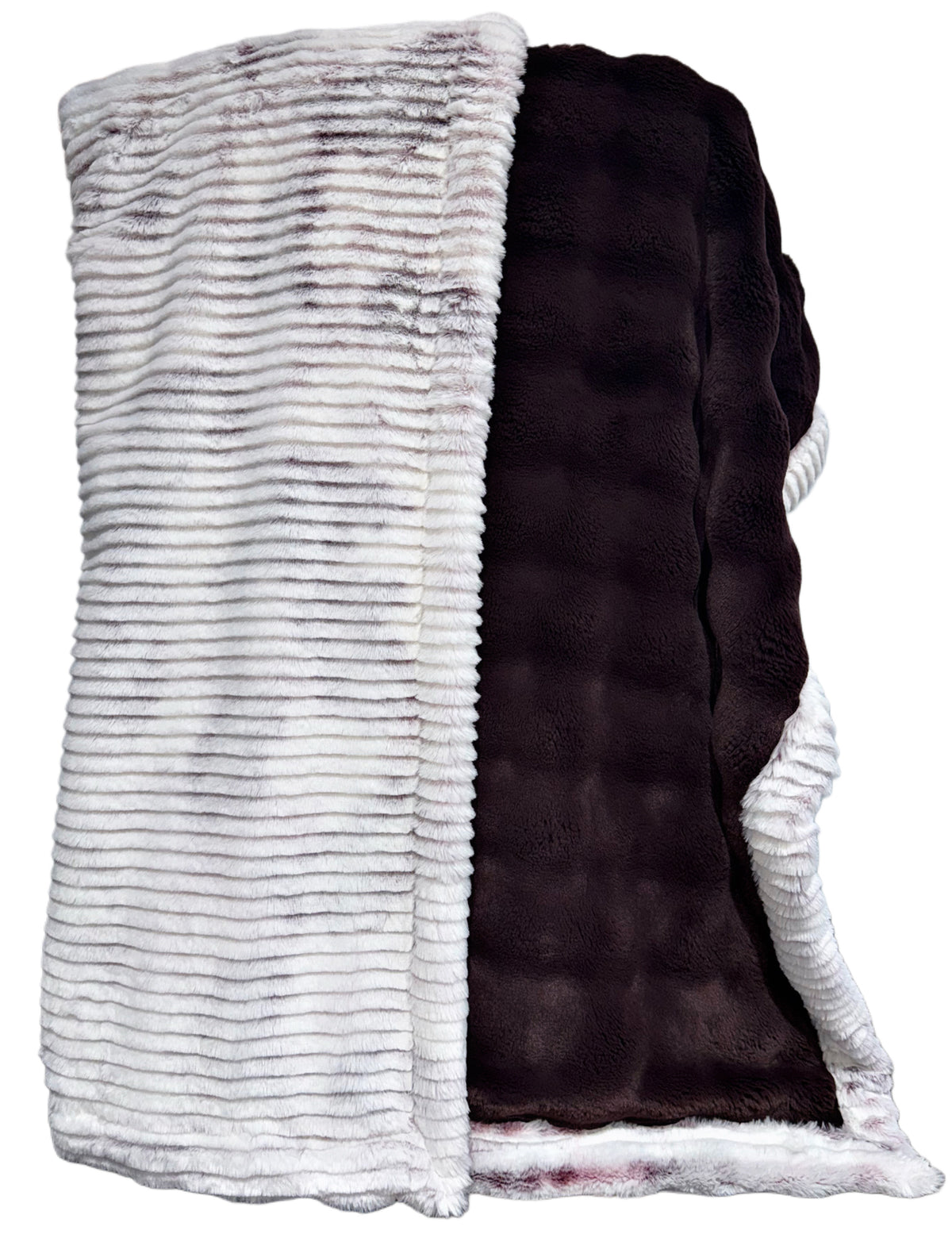 Double Extra Luxe Raisin Rum Powderpuff + Frosted Oceana Rose Wine XL Adult Size