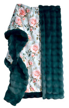 Load image into Gallery viewer, Extra Luxe Spruce Powderpuff + Baby Pink Roses XL Adult Size