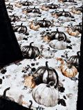 Black + White Pumpkins XL Adult Size