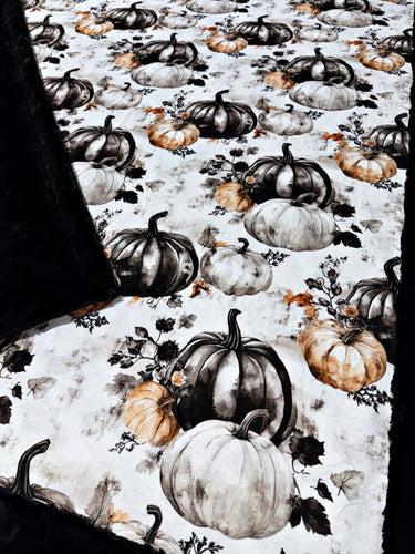 Black + White Pumpkins XL Adult Size