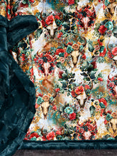 Load image into Gallery viewer, Floral Boho Skulls XL Adult Size