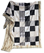 Load image into Gallery viewer, Extra Luxe Sand Castle Bunny + Bucks Faux Quilt XL Adult Size