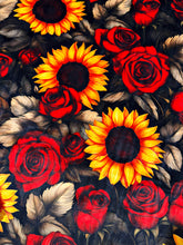 Load image into Gallery viewer, Extra Luxe Natural Cardinal + Sunflower Rose XL Adult Size