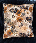 Wild Leopard Hearts Pillow