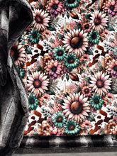Load image into Gallery viewer, Cow Florals XL Adult Size