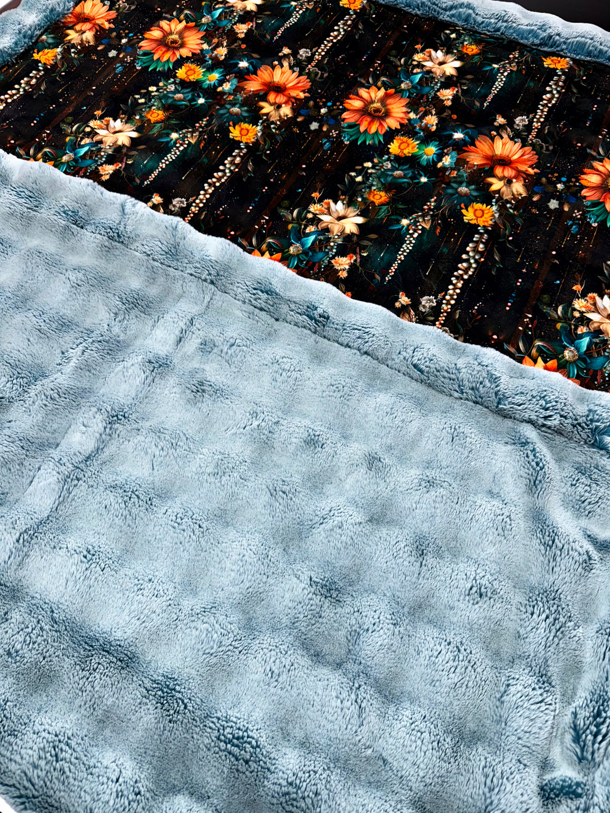 Extra Luxe Frosted Poseidon Pom Pom + Florals XL Adult Size