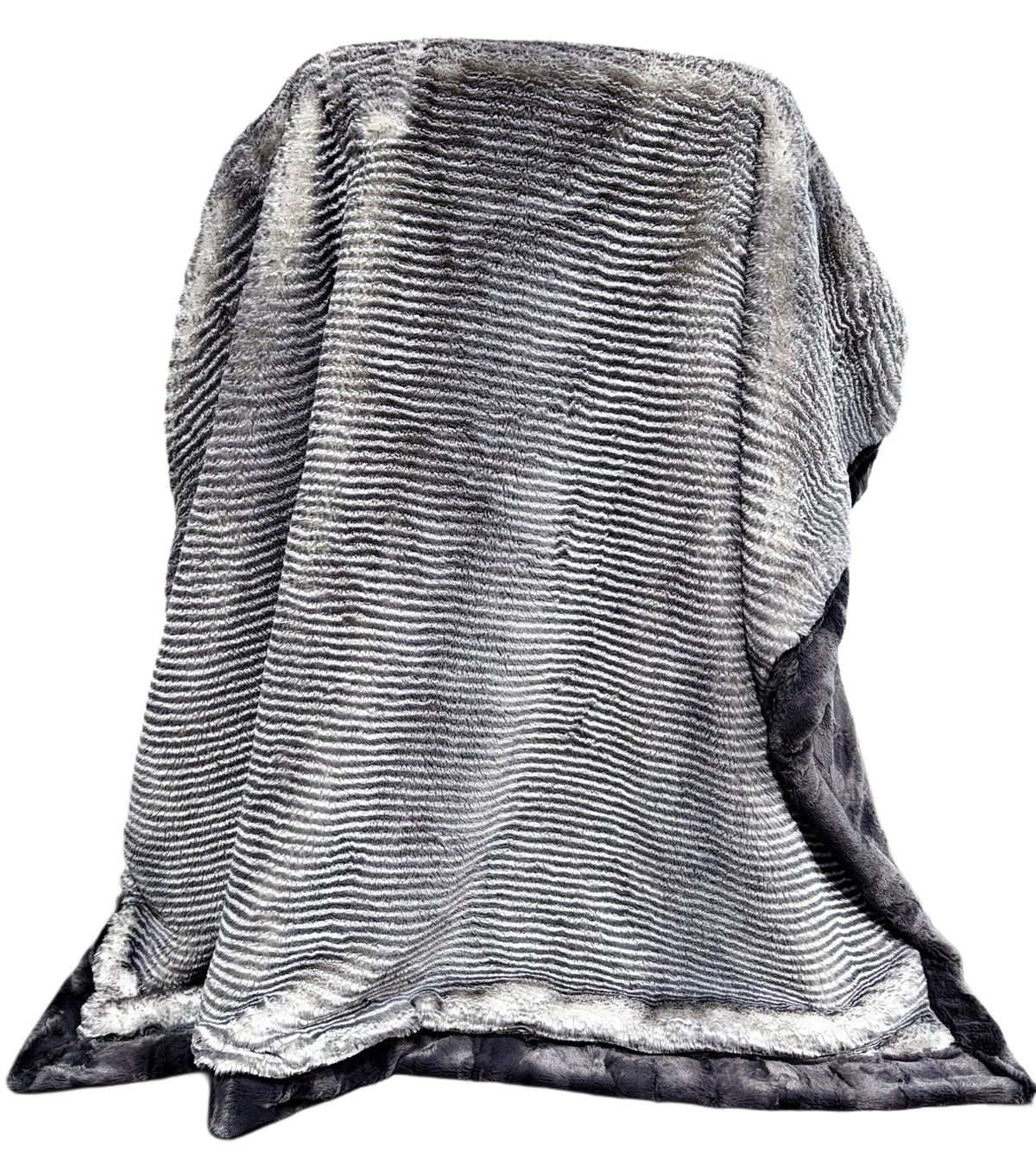 Extra Luxe Tinsel Arctic Owl + Charcoal Hide XL Adult Size
