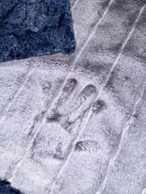 Load image into Gallery viewer, Iced Cloudburst Sydney + Chambray Heather Throw Size
