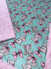 Load image into Gallery viewer, Pink Bow Elephants XL Adult Size