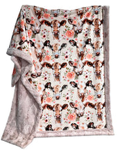 Load image into Gallery viewer, Gorgeous Floral Cows XL Adult Size