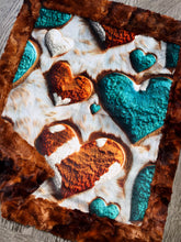 Load image into Gallery viewer, Hide Hearts Lovey Size
